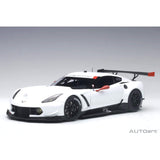 Chevrolet Corvette C7.R Plain Body Version Blanc 1/18