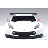 Chevrolet Corvette C7.R Plain Body Version Blanc 1/18