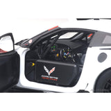 Chevrolet Corvette C7.R Plain Body Version Blanc 1/18