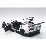Chevrolet Corvette C7.R Plain Body Version Blanc 1/18