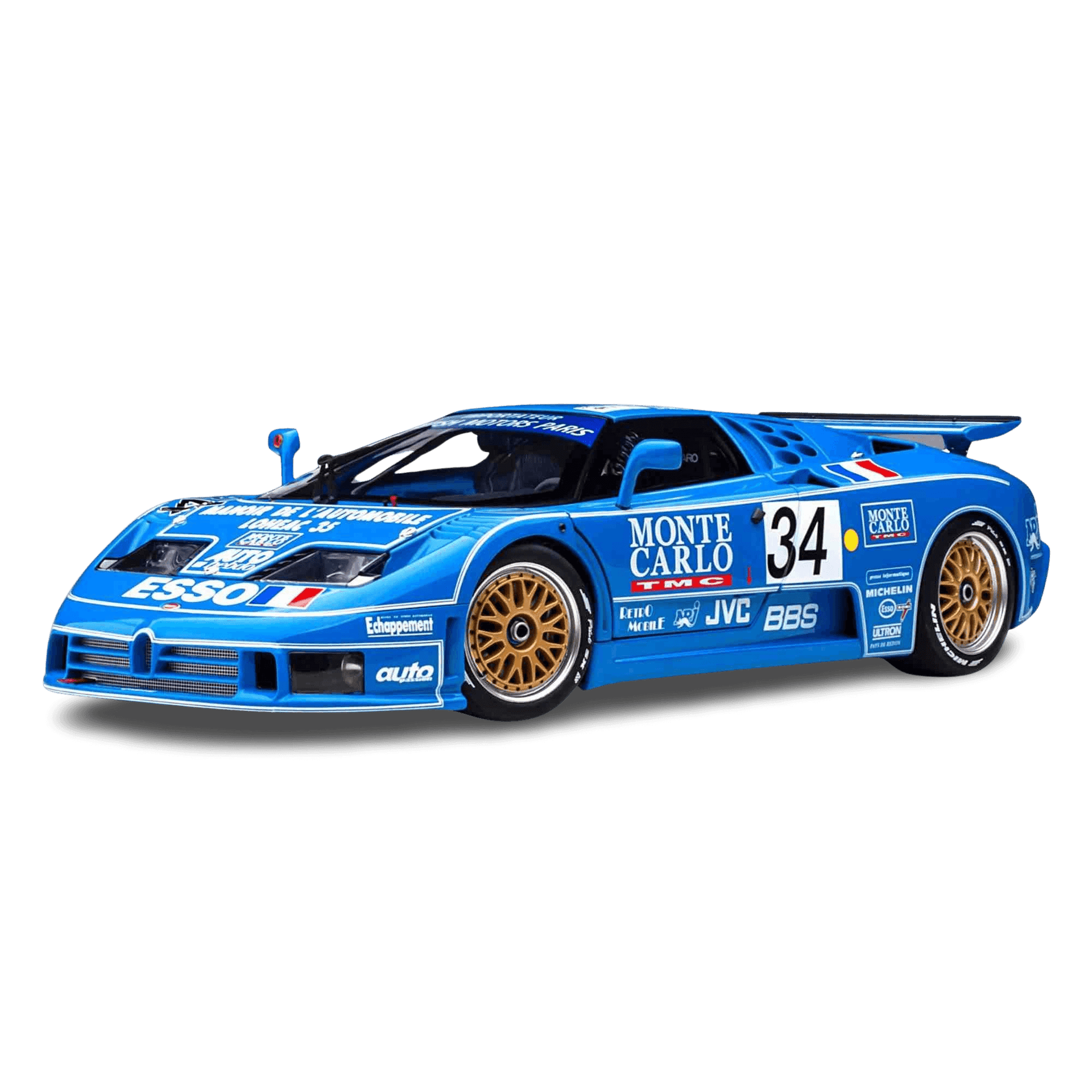 1/18 ブガティEB110 Bugatti EB110 LM 1994 N°34 1:18 – Norev
