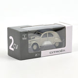 36-piece Display Citroën 2CV 4x4 Grey, Green, Blue 1:54