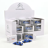 36-piece Display Citroën Record-Breaking Petite Rosalie Blue 1933 1:64