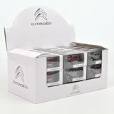 Display 36 pièces Citroën 2CV Charleston Gris/Rouge 1987 1/54