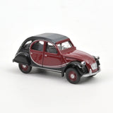 Display 36 pièces Citroën 2CV Charleston Gris/Rouge 1987 1/54