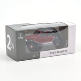Display 36 pièces Citroën 2CV Charleston Gris/Rouge 1987 1/54