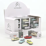36-piece Display Citroën GS Yellow, Blue, Beige, Red 1970 1:64
