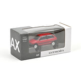 36-piece Display Citroën AX Red, White, Blue, Grey 1986 1:64