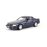 Mercedes-Benz SL 500 1999 Bleu foncé métallisé 1/18