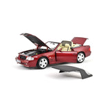 Mercedes-Benz SL 500 1999 Rouge métallisé 1/18