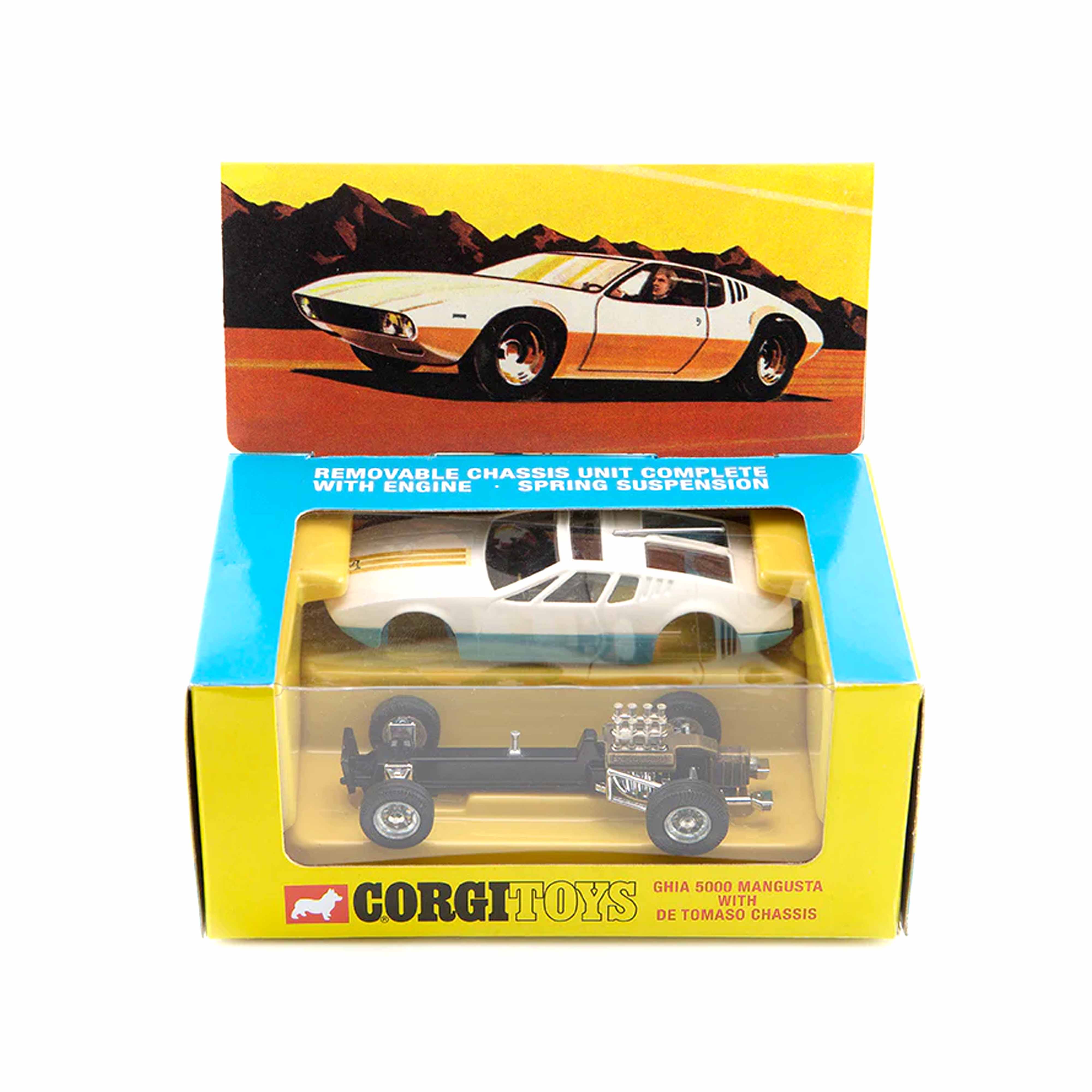 De Tomaso - Mangusta - Corgi - 1/43 - Autos Miniatures De Tomaso - Mangusta - Corgi - 1/43 - Autos Miniatures