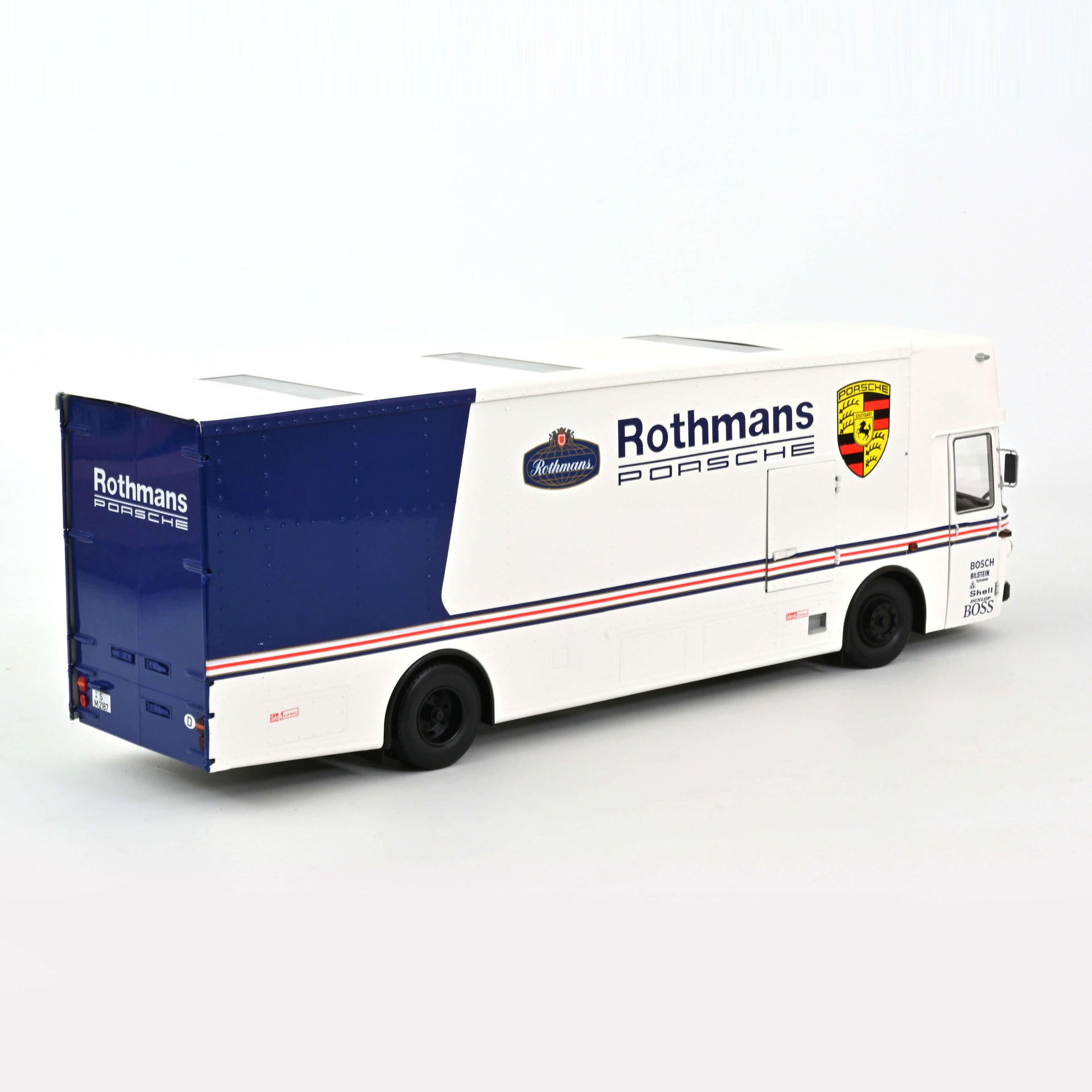 Camion Mercedes Renntransporter Porsche - Premium ClassiXXs N°12200, 1/43, Rouge, Neuf