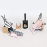 The wood stove
