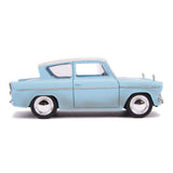 Ford Anglia avec Figurine Harry Potter Bleu Hollywood Rides 1959 1/24