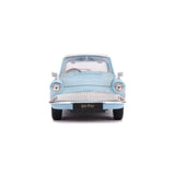 Ford Anglia with Harry Potter figure Blue Hollywood Rides 1959 1:24