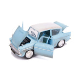 Ford Anglia with Harry Potter figure Blue Hollywood Rides 1959 1:24