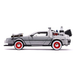 DMC Time Machine BTTF 3 Grey Hollywood Rides 1975 1:24