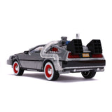 DMC Time Machine BTTF 3 Grey Hollywood Rides 1975 1:24