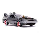 DMC Time Machine BTTF 3 Grau Hollywood Rides 1975 1:24