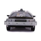 DMC Time Machine BTTF 3 Gris Hollywood Rides 1975 1/24
