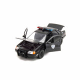 Ford Taurus noir avec figurine Robocop 1986 1/24
