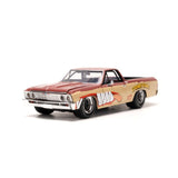 Chevrolet El Camino with brown Taz figure Hollywood Rides 1:24