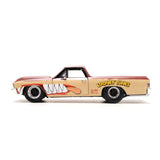 Chevrolet El Camino avec Figurine Taz Marron Hollywood Rides 1/24