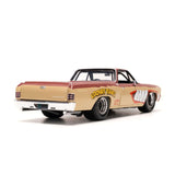 Chevrolet El Camino avec Figurine Taz Marron Hollywood Rides 1/24