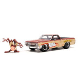 Chevrolet El Camino avec Figurine Taz Marron Hollywood Rides 1/24