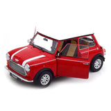 Mini Cooper LHD Rouge/Blanc 1/12