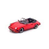 Porsche 911 SC Cabriolet 1983 Rouge avec capote 1/18