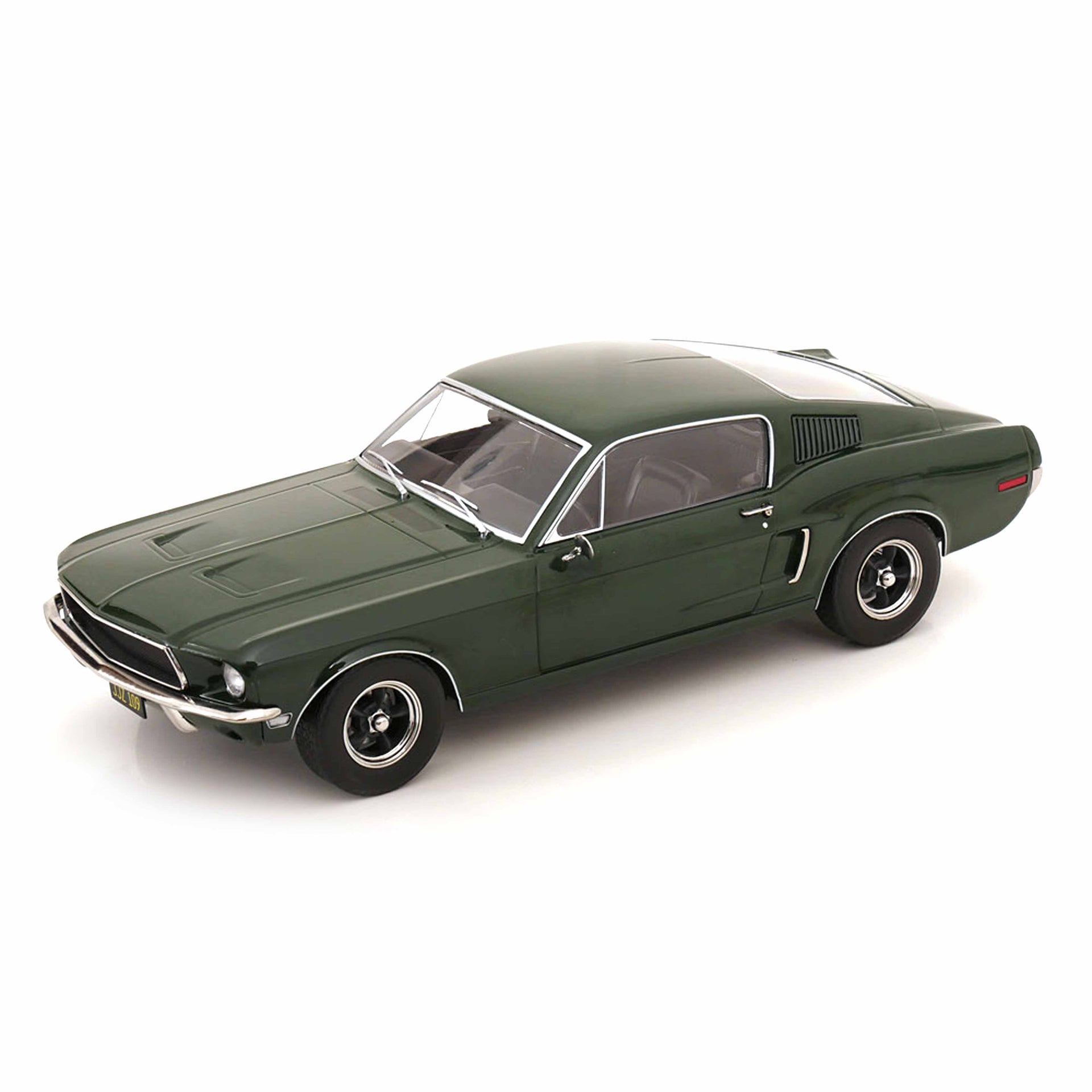 Voiture miniature FORD MUSTANG CABRIOLET VERTE ET NOIRE - Collection