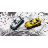 Initial D Comic Edition 3 cars set 1:64