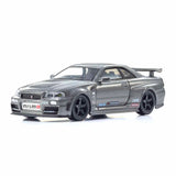 Nissan Skyline GT-R avec LED Gris 1/64