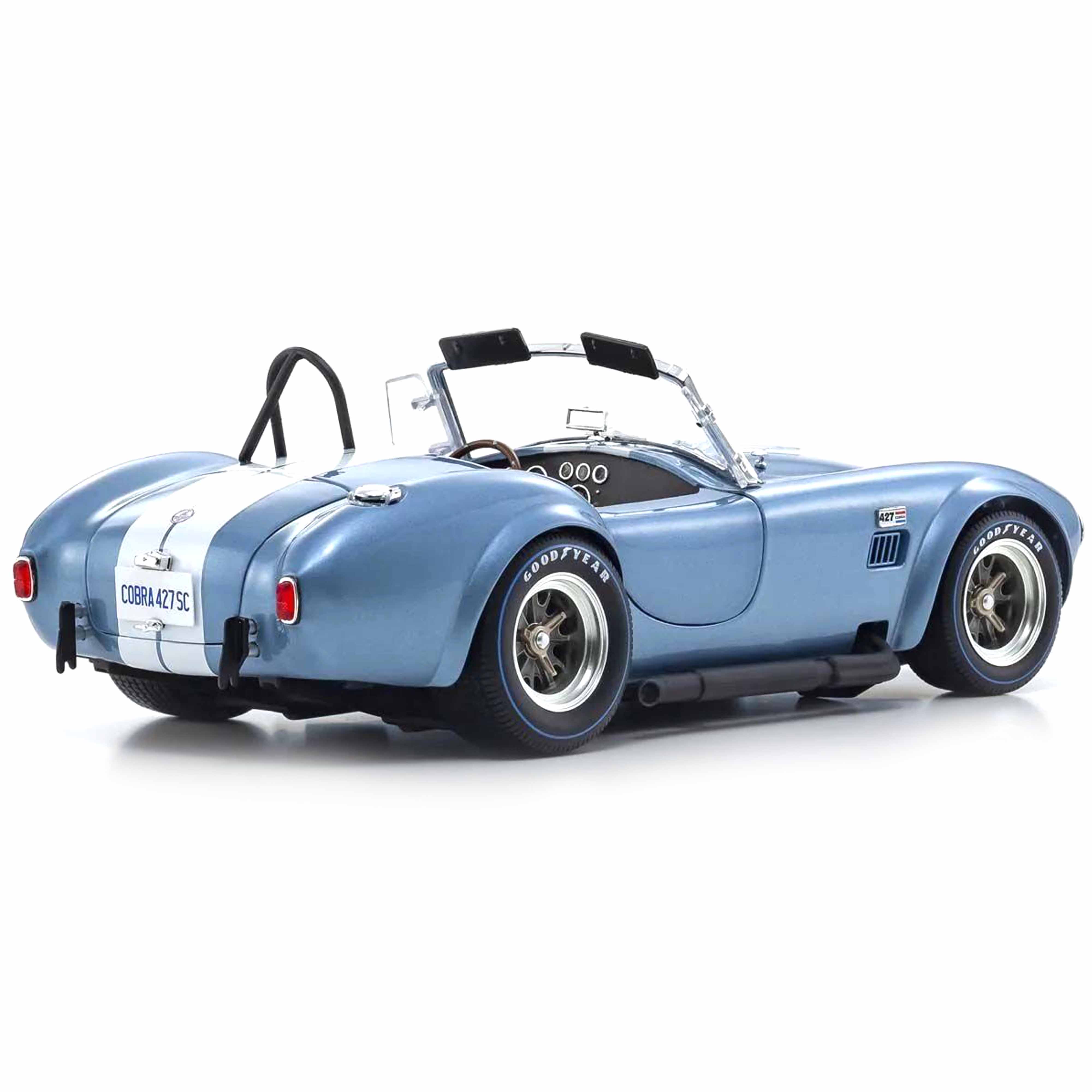 Shelby Cobra 427 S/C Sapphire Blue/White 1:18 – Norev