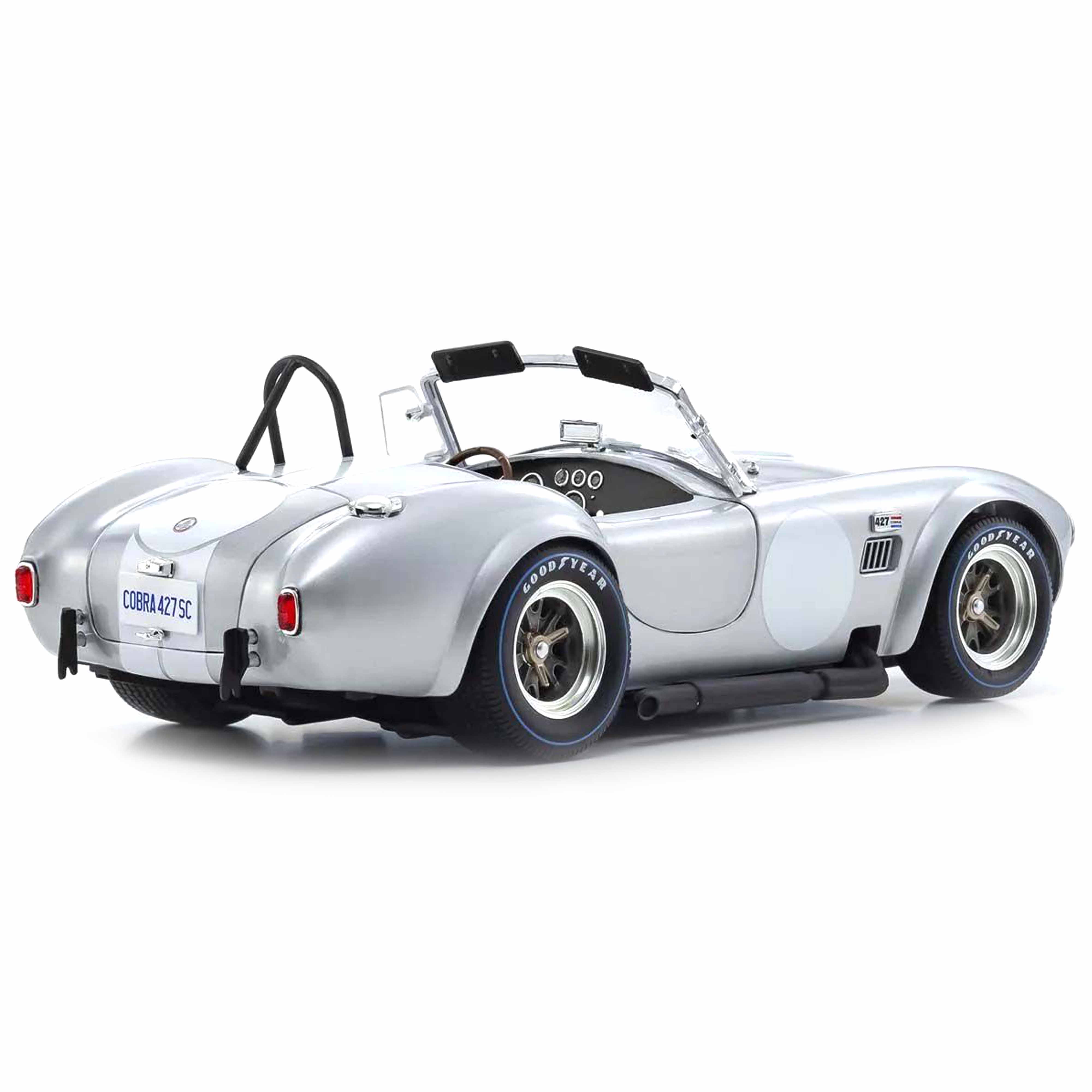 Cobra 427 SC シルバーミニカー Shelby Cobra 427 S/C Silver/White 1:18 – Norev