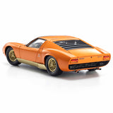 Lamborghini Miura P400 Orange/Or (Intérieur Marron) 1/18