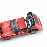 Lamborghini Miura P400 Rouge/Or (Intérieur Marron) 1/18
