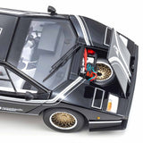 Lamborghini Countach LP5000 Black/White 1:18