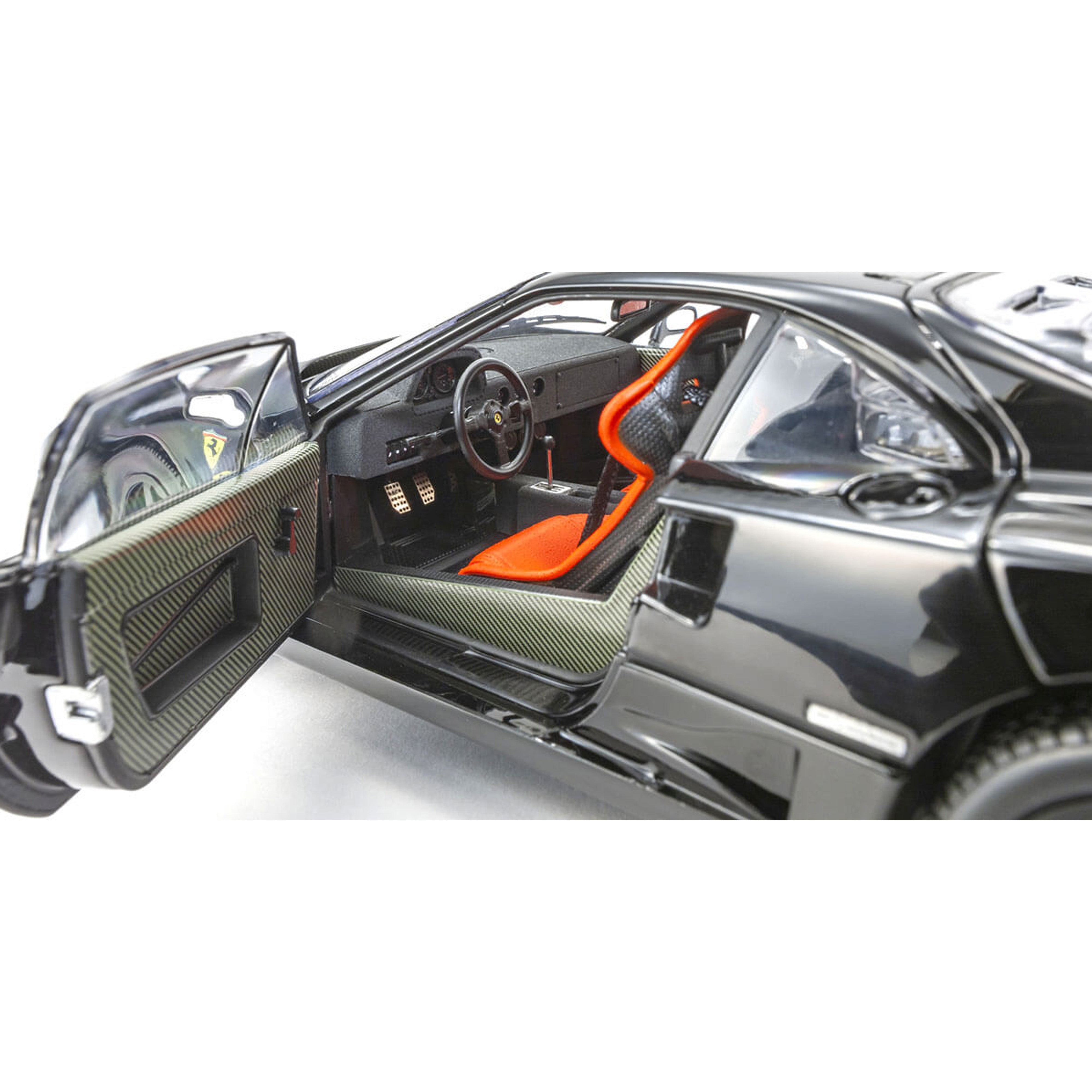 Detailcars 1:43 Ferrari F40 noire en boîte Detailcars 1:43 Ferrari F40 noire en boîte