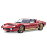 Lamborghini Miura P400 Rouge/Intérieur Bleu 1/12