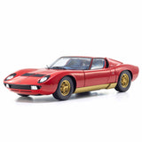 Lamborghini Miura P400 Rouge/Intérieur Bleu 1/12