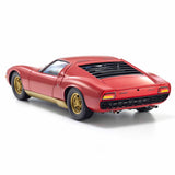 Lamborghini Miura P400 Rot / Blaues Interieur 1:12