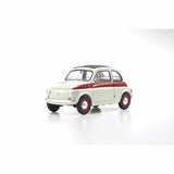 Fiat Nuova 500 Sport Hellgrau/rote Linie