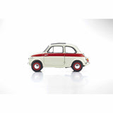 Fiat Nuova 500 Sport Hellgrau/rote Linie