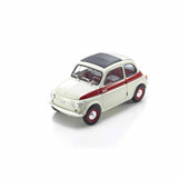 Fiat Nuova 500 Sport Hellgrau/rote Linie
