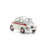 Fiat Nuova 500 Sport Hellgrau/rote Linie