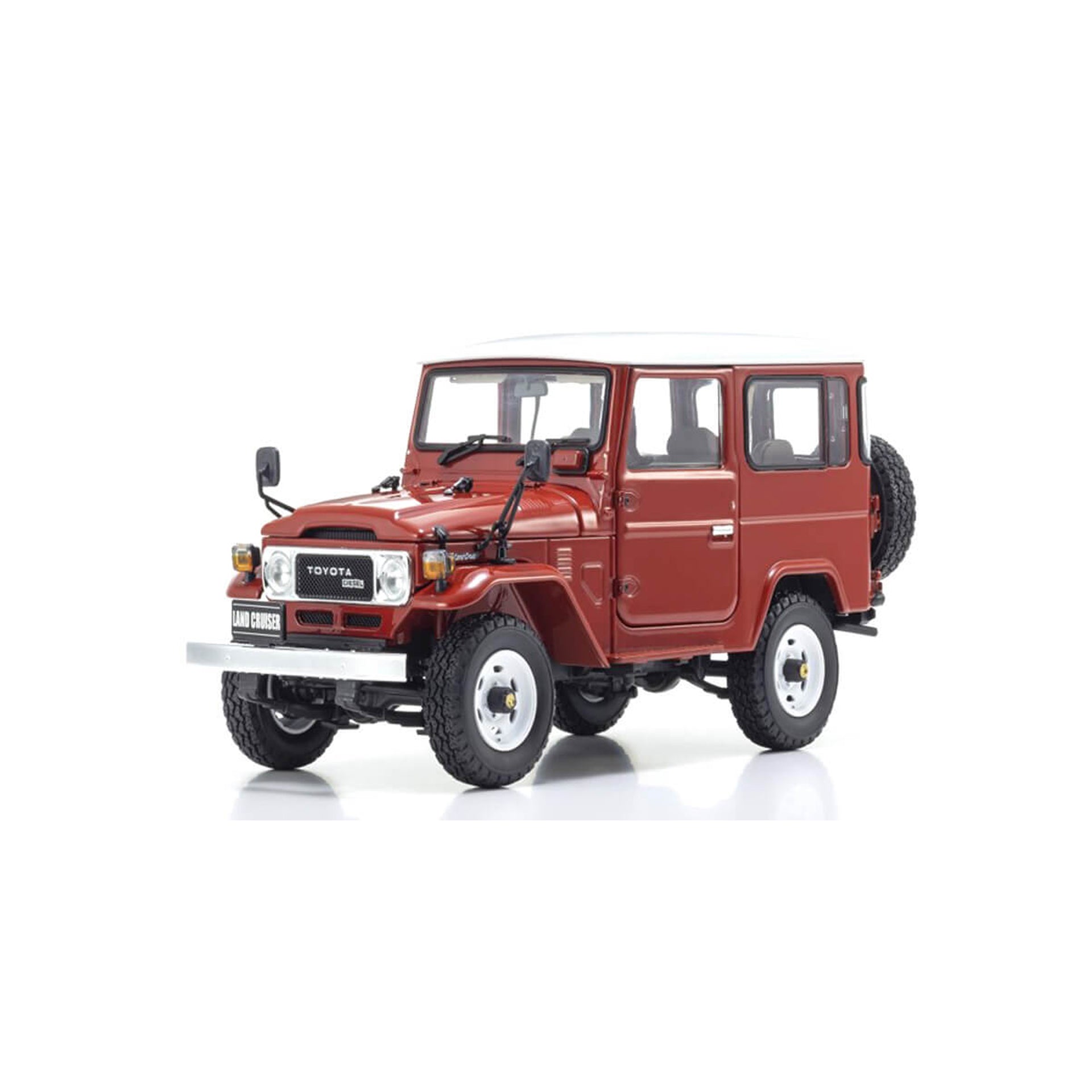 Miniature Neo Scale Models Toyota Land Cruiser Série 70 Rouge - 1/43 - Occasion