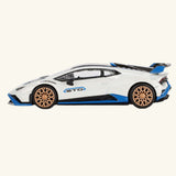 Lamborghini Huracán STO Asopo White 2023 1:64