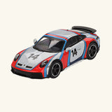 Porsche 911 (992) Dakar Ice Grey Metallic Rally Tribute 2024 1:64